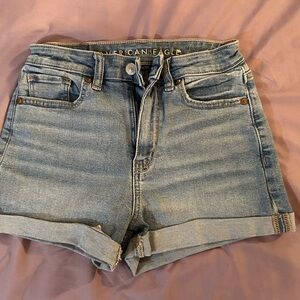 American Eagle Outfitters Light Blue Jean Shorts